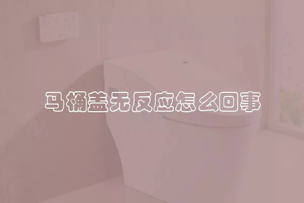 马桶盖无反应怎么回事