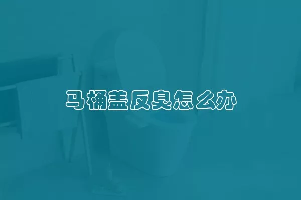 马桶盖反臭怎么办