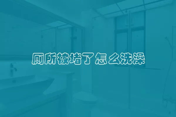 厕所被堵了怎么洗澡