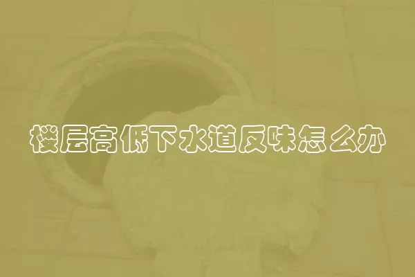 楼层高低下水道反味怎么办