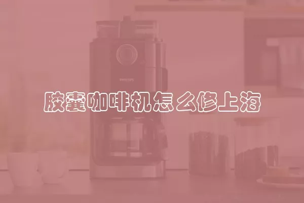 胶囊咖啡机怎么修上海