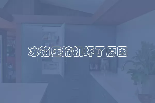 冰箱压缩机坏了原因