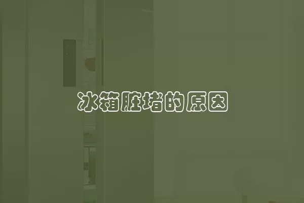 冰箱脏堵的原因