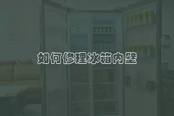 如何修理冰箱内壁