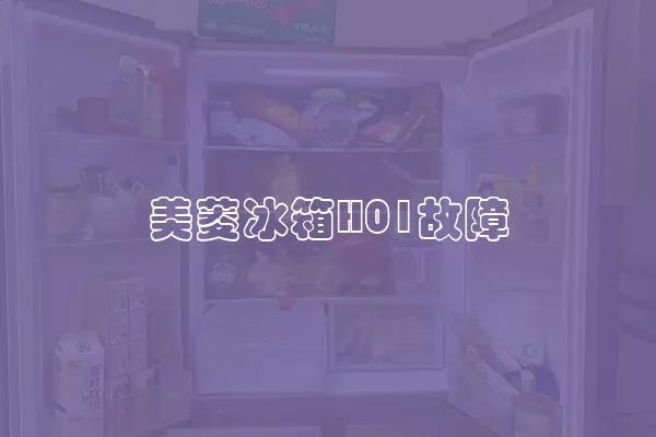 美菱冰箱H01故障