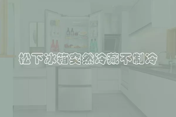 松下冰箱突然冷藏不制冷