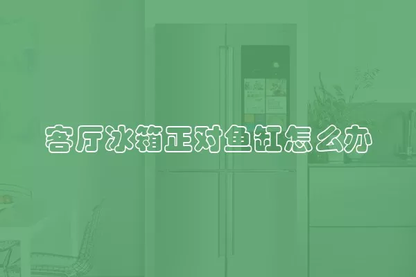 客厅冰箱正对鱼缸怎么办