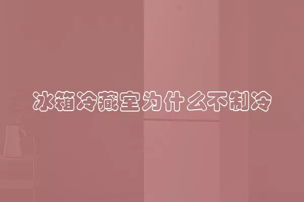 冰箱冷藏室为什么不制冷