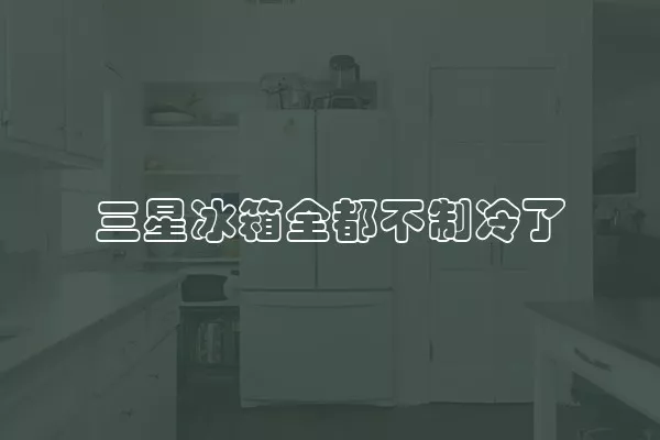 三星冰箱全都不制冷了