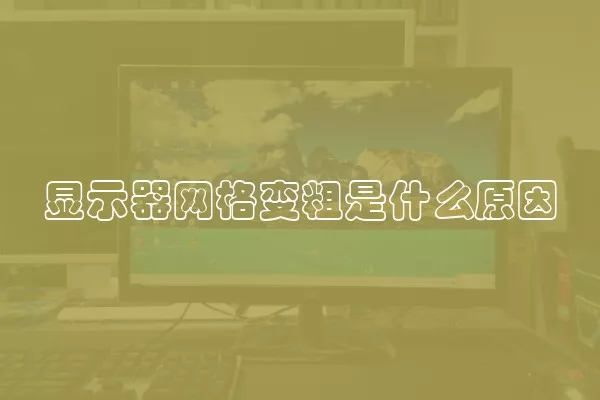 显示器网格变粗是什么原因