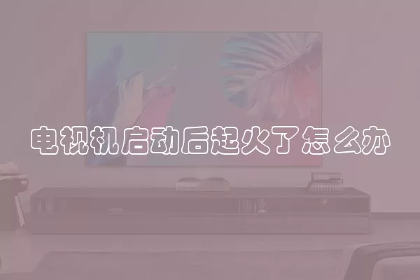 电视机启动后起火了怎么办