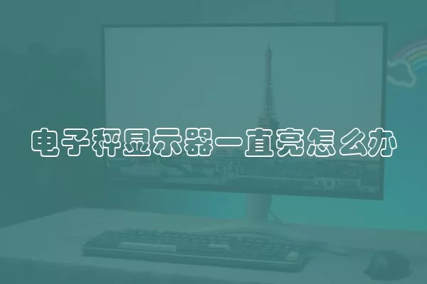 电子秤显示器一直亮怎么办