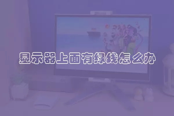 显示器上面有绿线怎么办