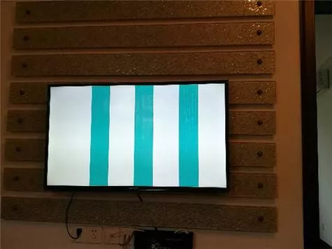 电视屏幕有一条竖纹怎么办