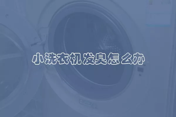 小洗衣机发臭怎么办