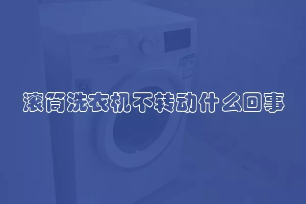 滚筒洗衣机不转动什么回事