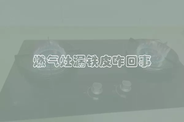 燃气灶漏铁皮咋回事