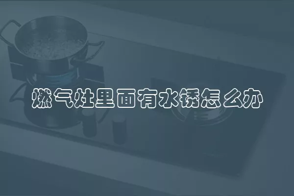 燃气灶里面有水锈怎么办