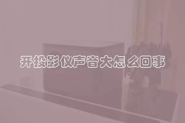 开投影仪声音大怎么回事