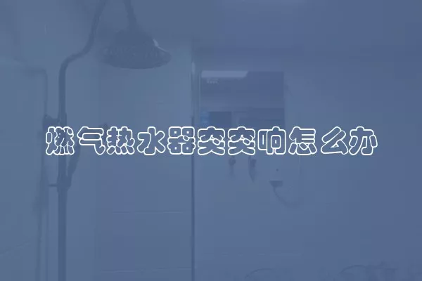 燃气热水器突突响怎么办