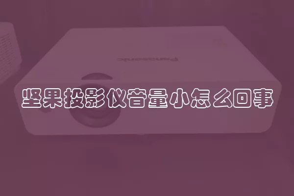 坚果投影仪音量小怎么回事