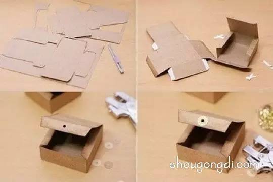 方形礼物盒的折纸,学会了双十一用得着