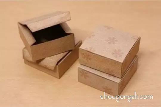 方形礼物盒的折纸,学会了双十一用得着