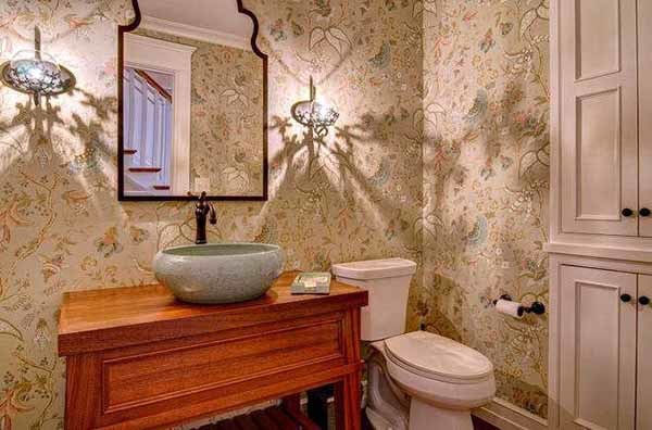 卫生间贴防水壁纸 轻松打造沐浴环境